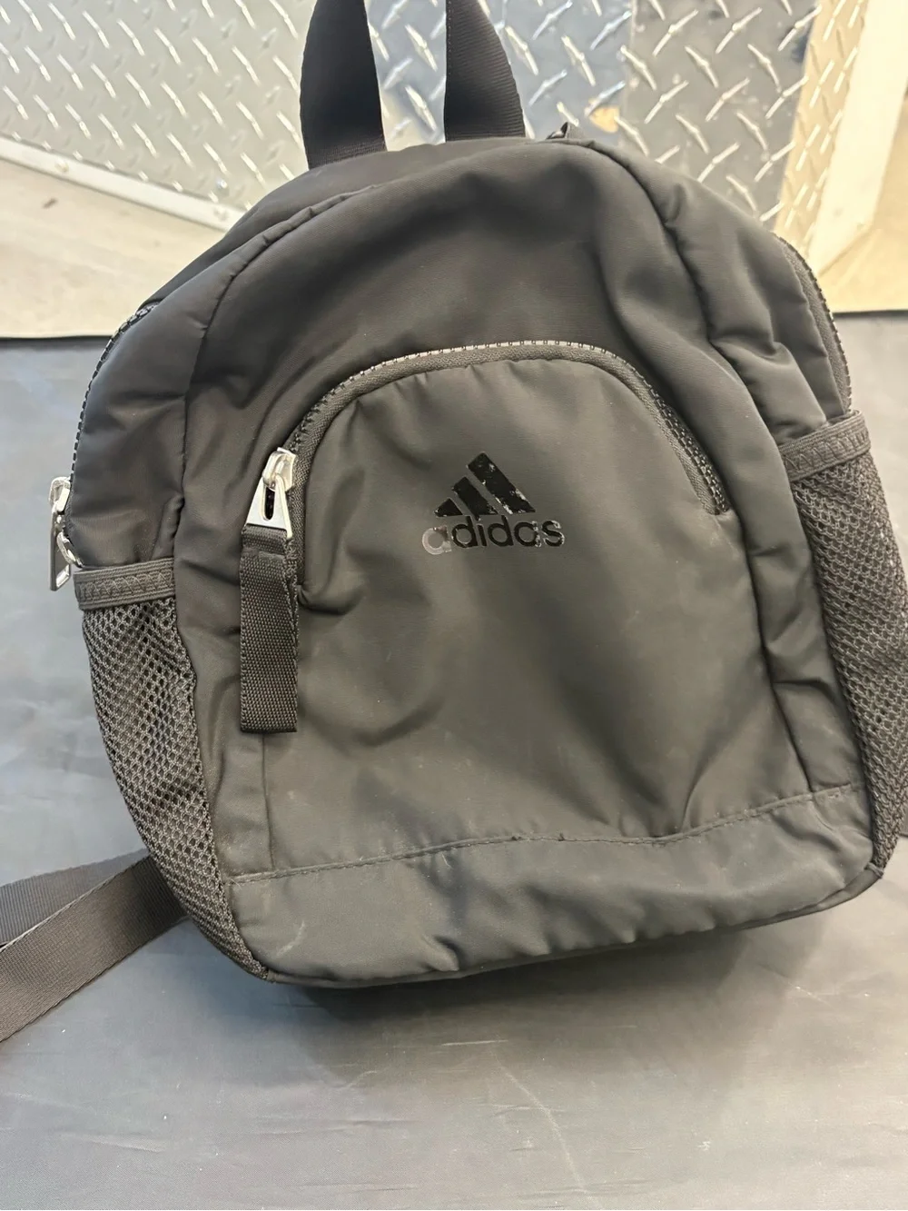 Adidas Unisex Black Compact Backpack